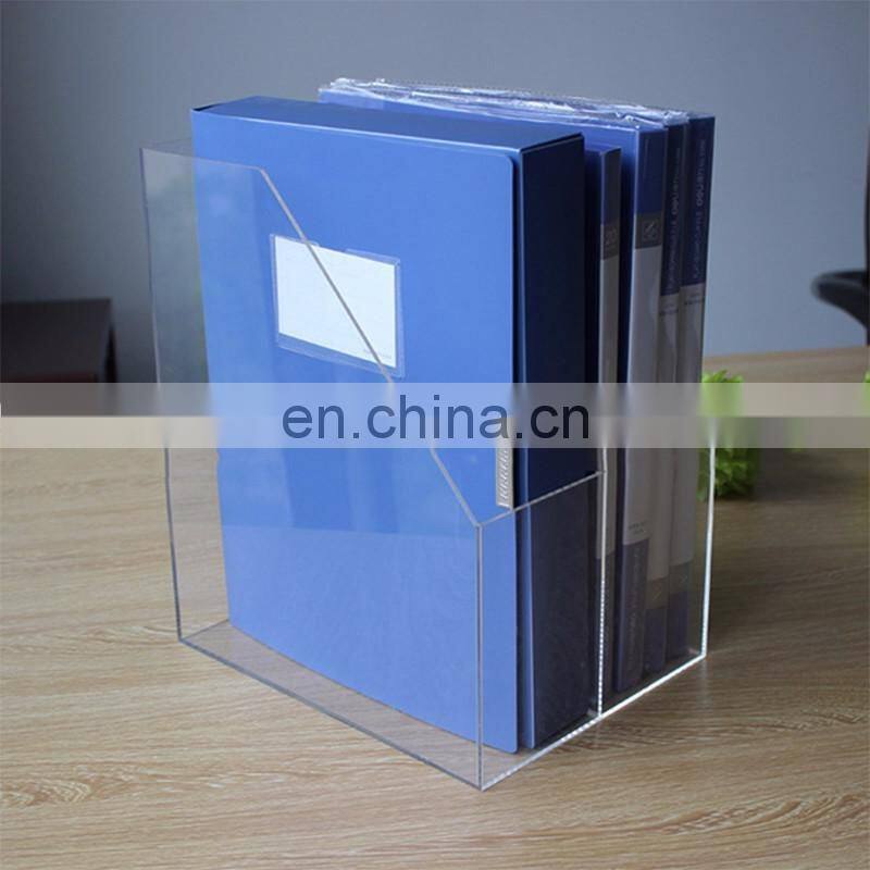 clear brochure holder floor stand acrylic book display stand