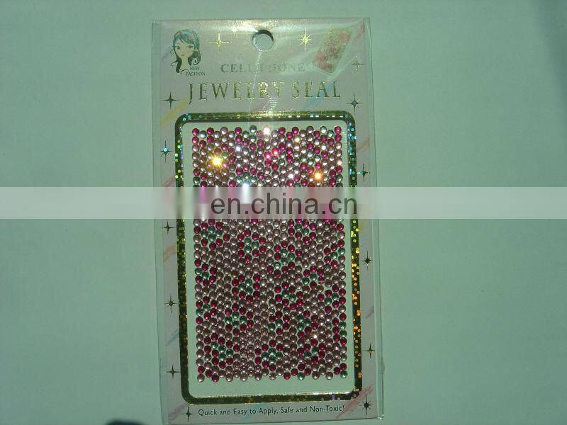 Custom flower shape Mobile sticker type acrylic stickers