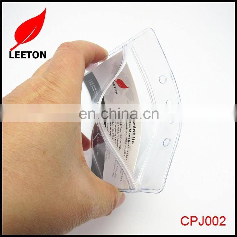 Rectangle PVC ID name badge holder