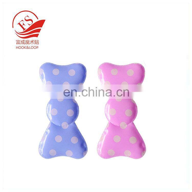 Printing magic tape and pvc or foam hair bow beautify hair barrette stickers