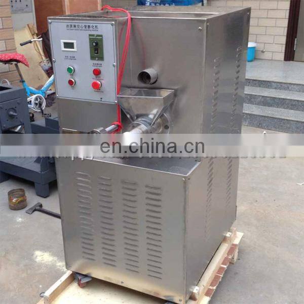 Hollow corn puffed food machine corn tube extruder ice cream hollow tube extruder