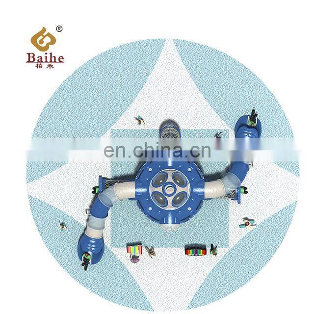 China Playground Equipment Children Outdoor Large Plastic Playground Slide