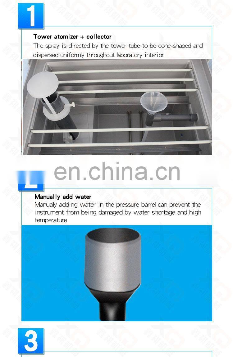 High Quality Salt Spray Fog Corrosion Test Chamber Manufactures