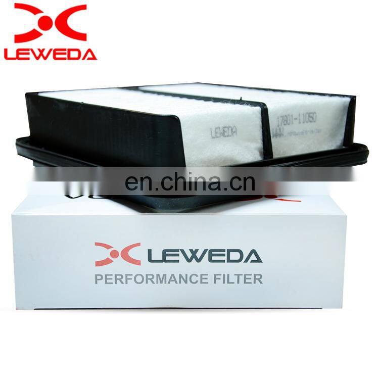 China auto parts factory price pp air filter 17801-11050 fits for Japanese car engine