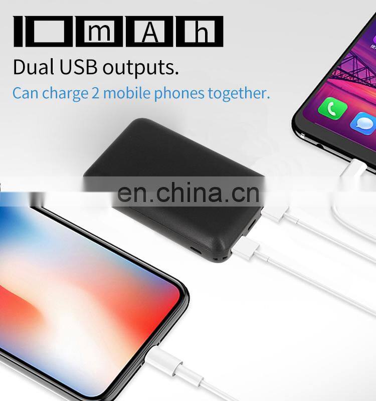 2019 Ultra-Compact Portable Charger Power Bank External Battery, Built In Cable, Ultra-Slim and Light, High-Speed Charging