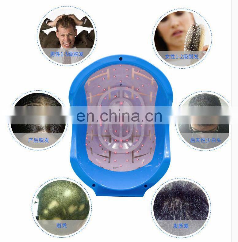Portable Laser Cap Hair Growth Machine For Treating Bald Sparse Hair