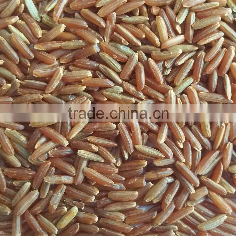 Organic steamed red rice