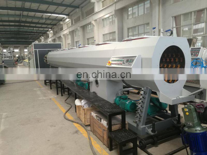 Single screw extruder PE 500mm pipe plastic machine production line with CE IS9001