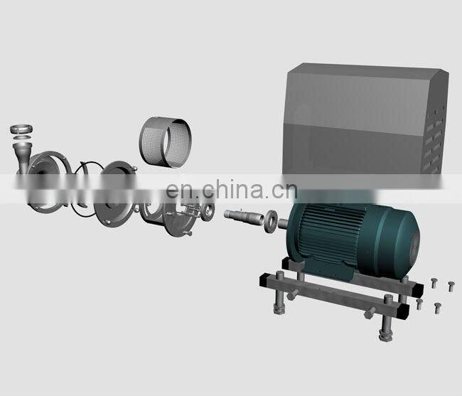 Sanitary open impeller centrifugal pump hot water pump