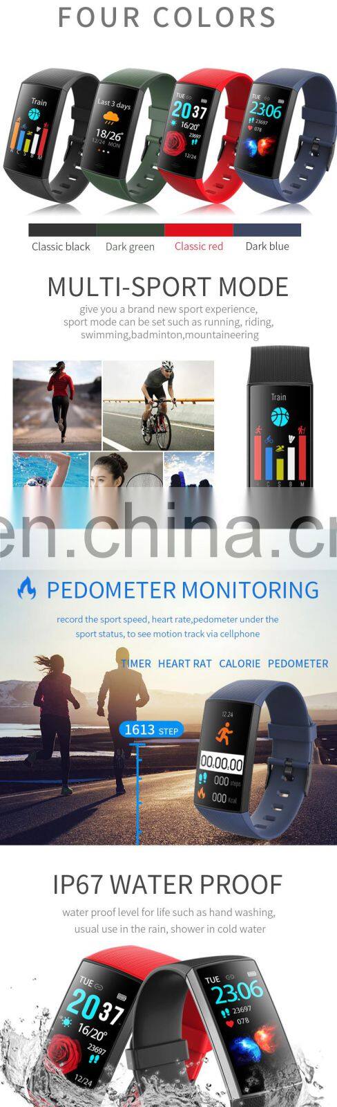Smart Watch Oem Latest 2020 Shenzhen Rugged Wear Os Android Sport Water Proof Bracelet Wristband Slim Smart Fitness Watch