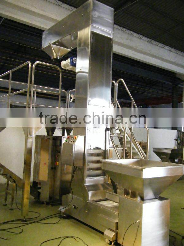 Z type bucket conveyor for chocolate