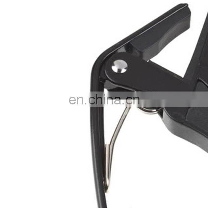New Acoustic Guitar Electric Tune Quick Change Capo Guitar Key Clamp Black