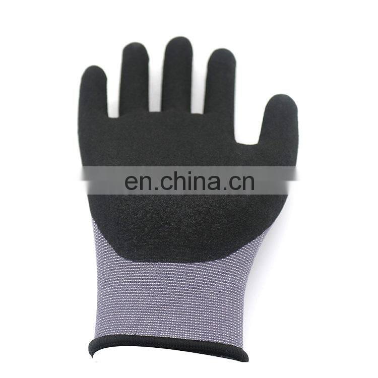 Nitrile Grip Work Gloves for Construction Workers