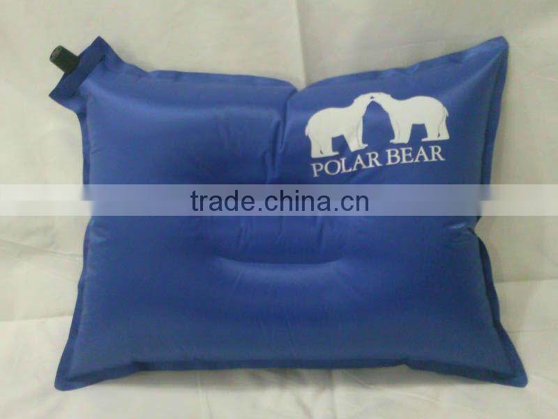 PVC Inflatable Travel Pillow
