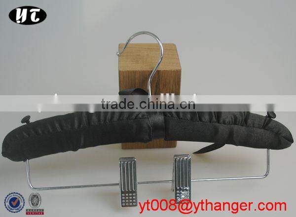 Satin shirt hanger soft clothes fabric hanger