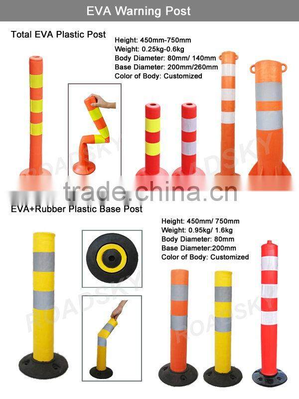 Driveway Construction Safety High Brightness Flexible Delineator Post