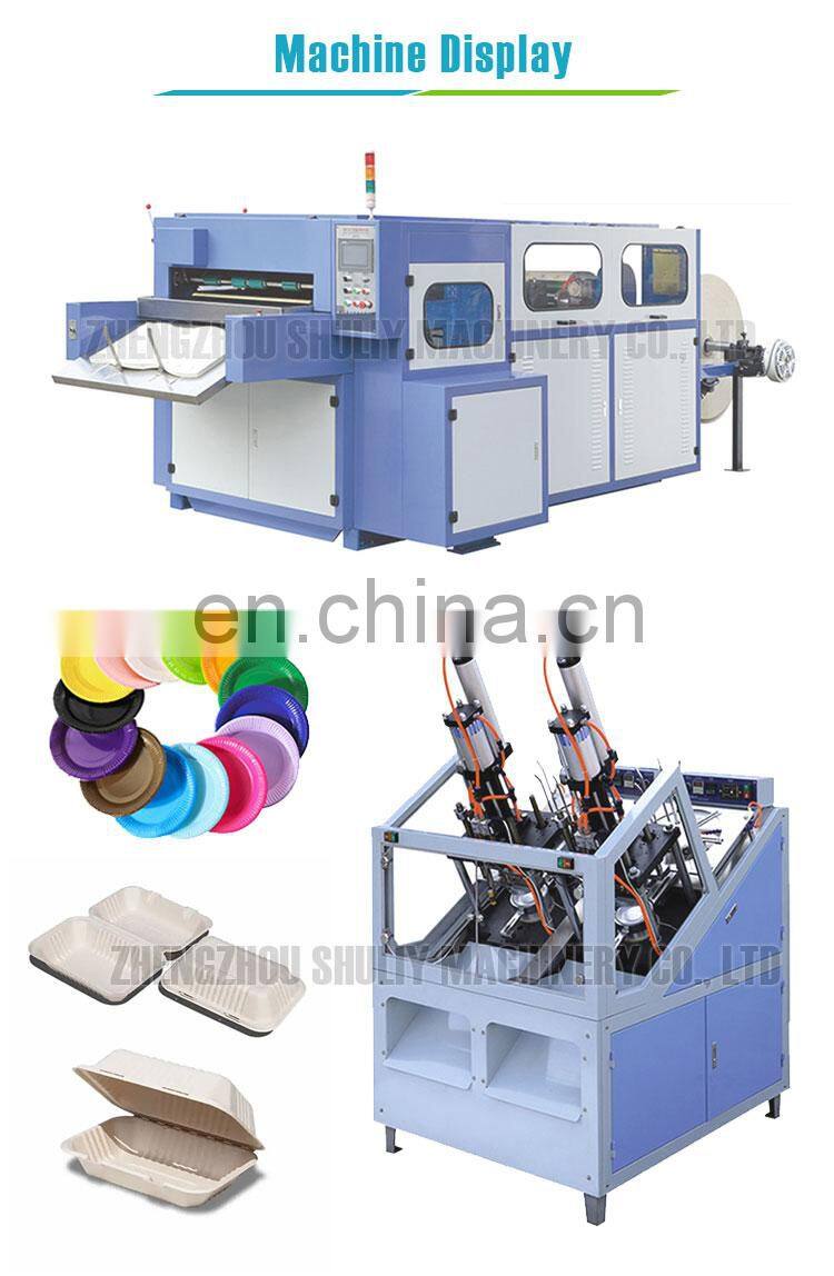 Disposable plastic plates and cups making machine biodegradable tableware machine