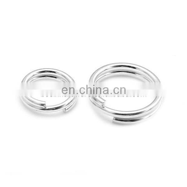 Fashion High Quality Metal Stainless Steel Double Loop Jump Ring