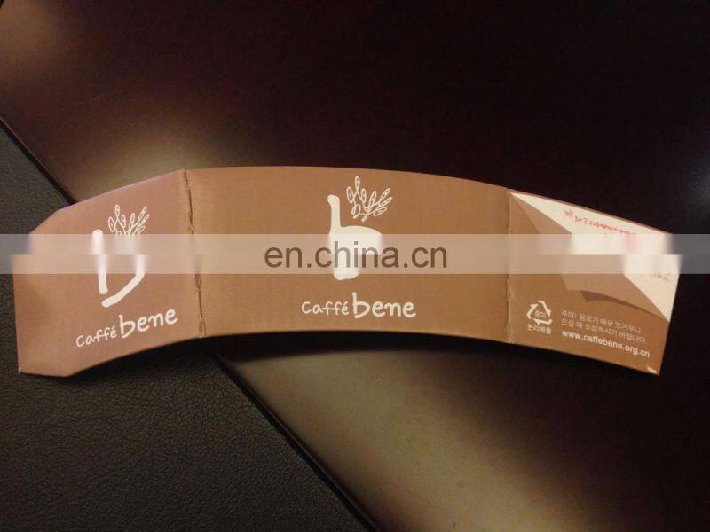 UFG600B Automatic Disposable Coffee Corrugated Carton Paper Cup Sleeve Jacket Forming Making Machine