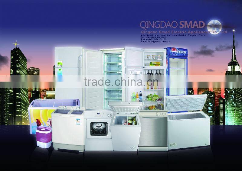 Household and commercial used 300 liter deep freezer with top open door