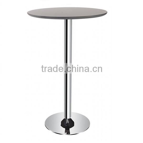 durable metal bar table with mdf top