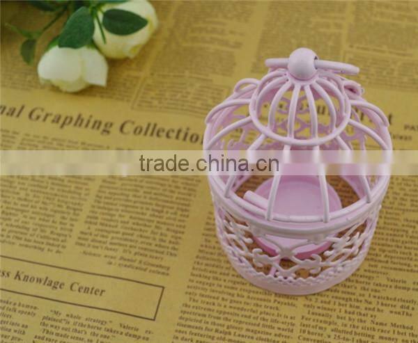 2014 new Bird cage metal lantern for wedding&home decor