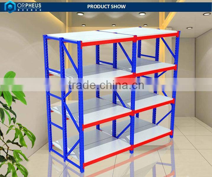 2016 New Shelf Warehouse Shelf Custom Storage System 4 Tier Metal Shelf