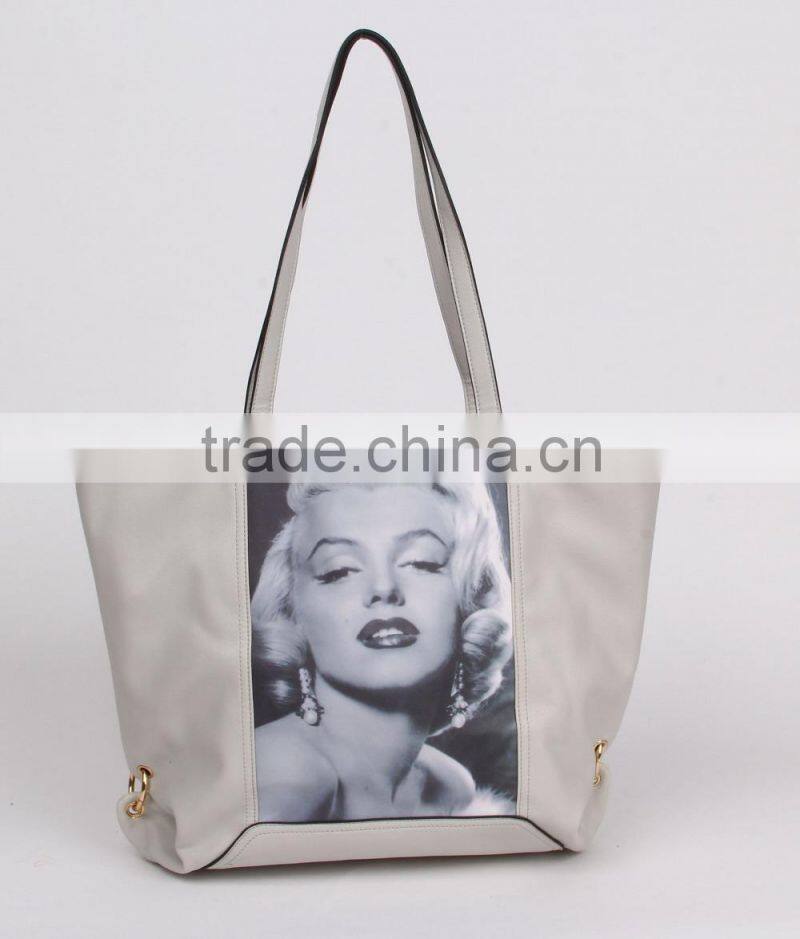 2015 Fashion Wholesale Lady Handbag Pu Elegance Designer Women Handbag