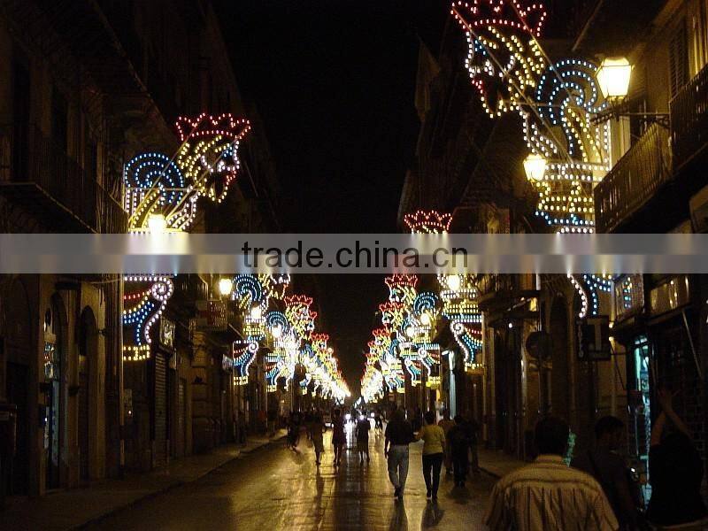 Colorful LED Light christmas street light
