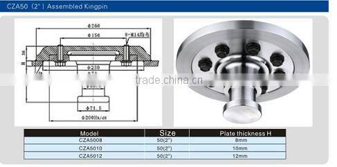 hot sale semi trailer fifth wheel king pin