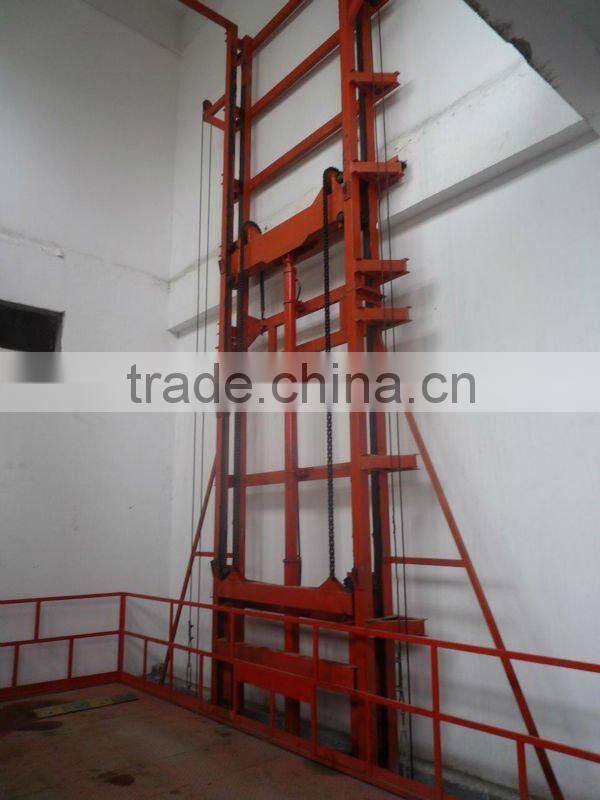 Cargo lifting equipment/guide rail cargo lift