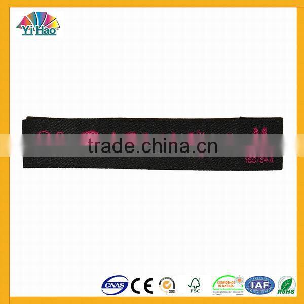 heat cut woven label