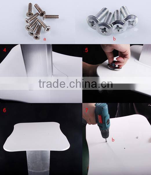 Beauty Salon Trolley Spa Styling Equipment Rolling Cart Assembled Aluminum Alloy