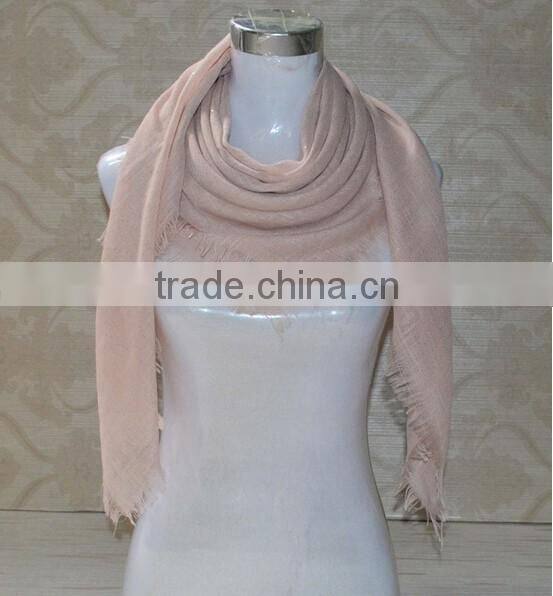 New Design Ladies Fashion Tassel Cotton Glitter Muslim Hijab Square Scarf