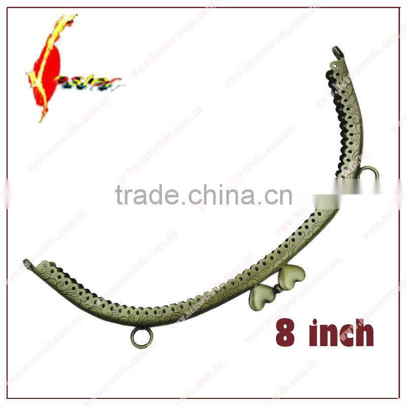 8inch Antique-brass purse frames wholesale