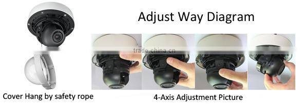 Day and Night Vandalproof IR Camera HD SDI 1080P Dome CCTV HD SDI Camera