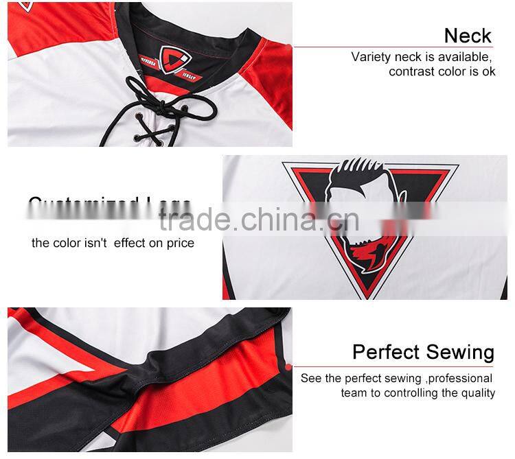 Made in China Wholesales Custom Men Ice Hocket Jersey