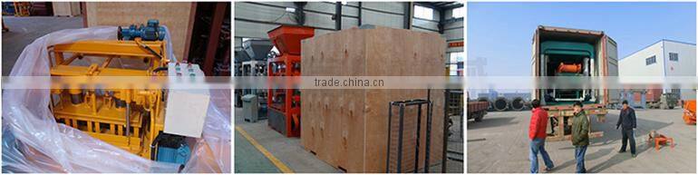 QTF4-24 concrete block maker/ brick factory cost/ cinder block making machine