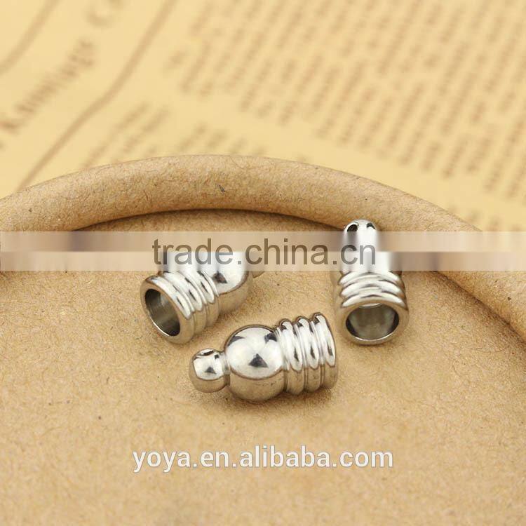 S839 for chain necklace, Stainless steel clasp crimp