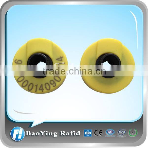 ear tags for cattle with 125KHz,13.56MHxz
