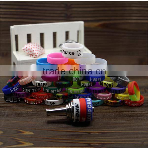 Stylish vapor bands silicone bands protect tank vape glam 22mm silicone rings vapor bands