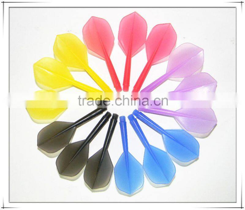 1/4 dart flight with shaft for house dart; Dart machine dart