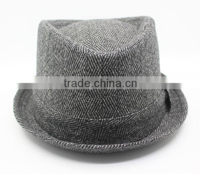 custom made wool felt fedora hat