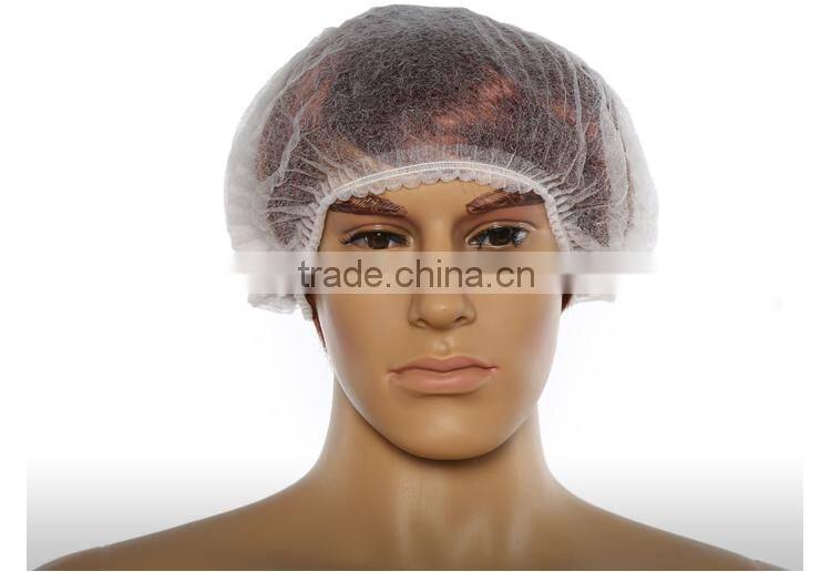 dental pleated blue disposalbe mob cap