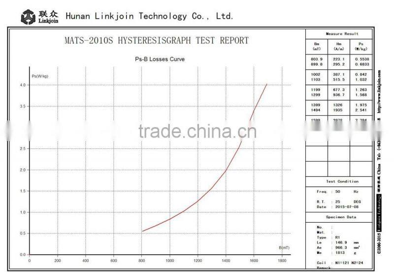 LINKJOIN MATS-2010M Silicon steel AC Hysteresisgraph Test system AC soft magnetic material dynamic hysteresisgraph system CE