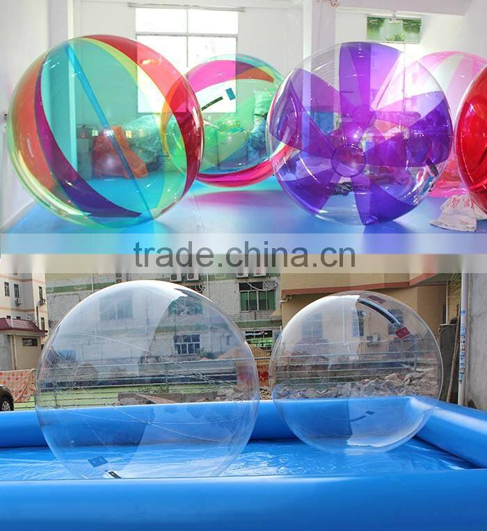 2016 Cheap TPU/PVC walk on water plastic ball,hamster ball for adults