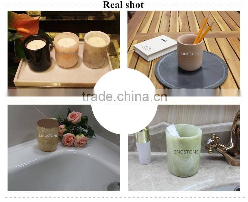 Tableware carrara white hexagon marble coaster/marble cup mat