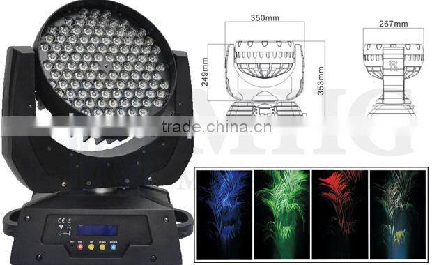led 324w rgbw beam moving head stage light