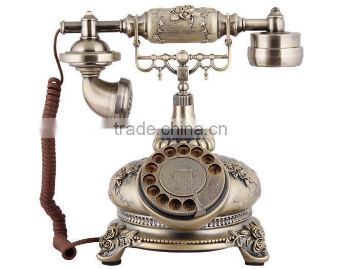 Ceramic garden antique telephones Continental retro bedroom home landline