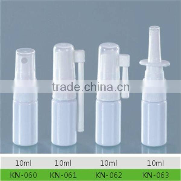 hdpe plastic throat spray bottle with aerosol spray pump 10ml